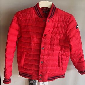 Boys Packable Down Tommy Hilfiger Bomber Jacket